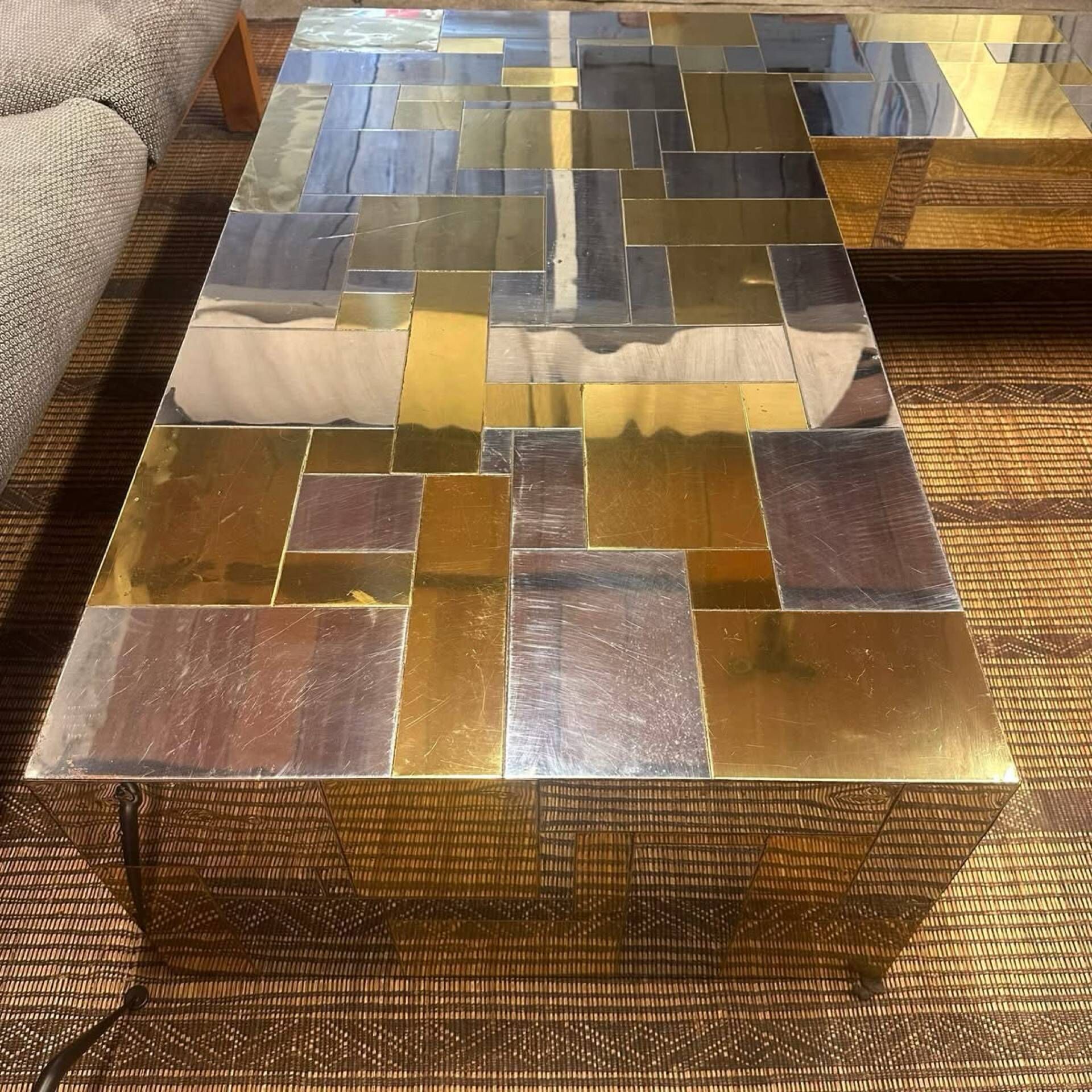 Coffee table "cityscape" by Paul Evans, 1970