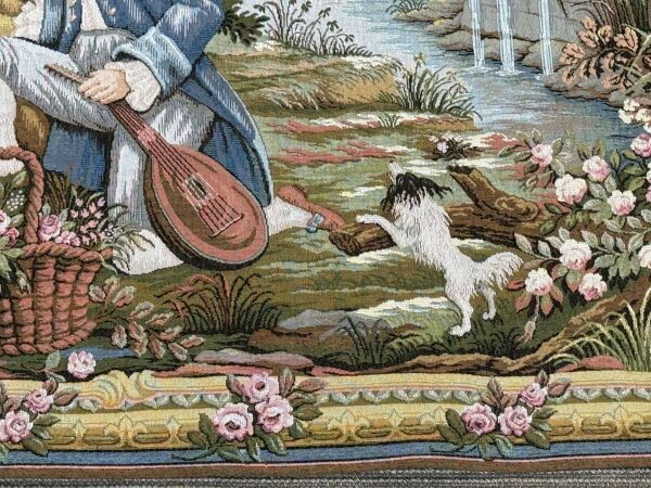 Tapisserie Jardin d'Amour par Marc Waymel éditée pour The Franklin Mint