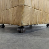 Ottoman en patchwork de cuir de Sede