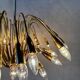 Vintage brass Italian sputnik chandelier