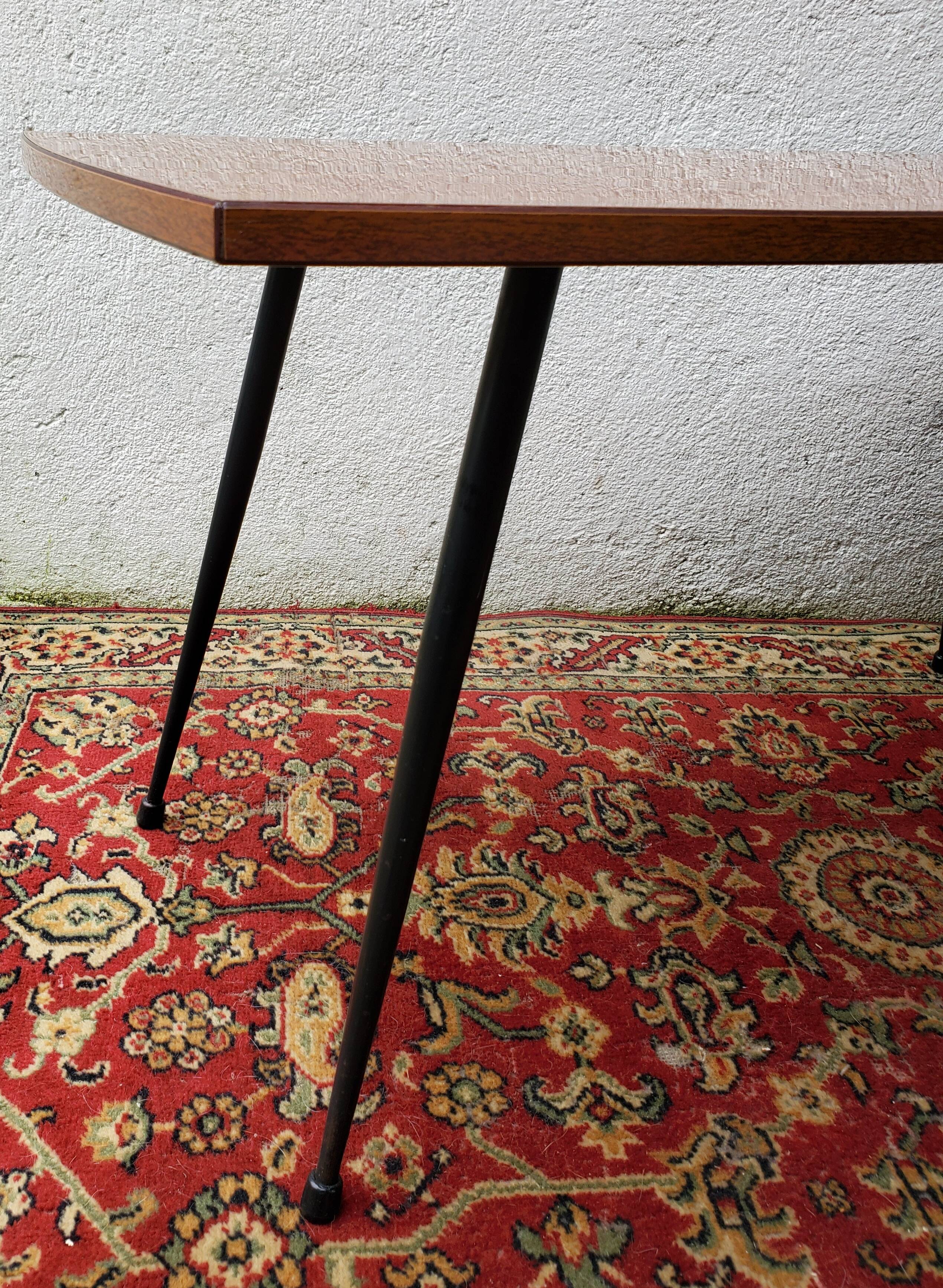 Coffee table formica and metal