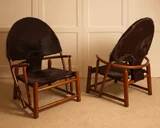 Pair of G23 hoop armchairs