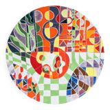 Ceramic artwork from the ABN building, Netherlands 1970