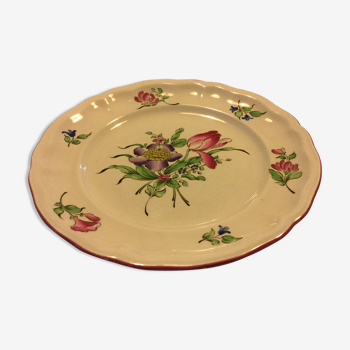 Assiette plate KG Luneville