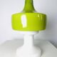Sculptural Table Lamp In Green And Opal Glass By Dijkstra Lampen, The Netherlands 1960S