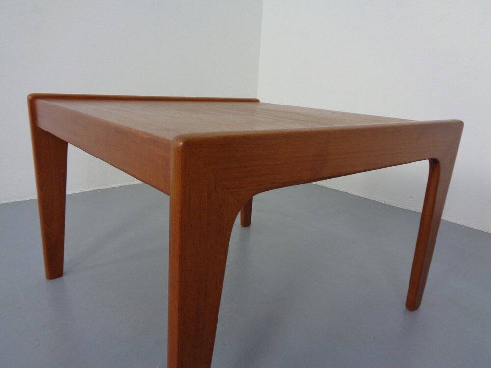 Teak coffee table by Arne Wahl Iversen, Denmark, 1960s.