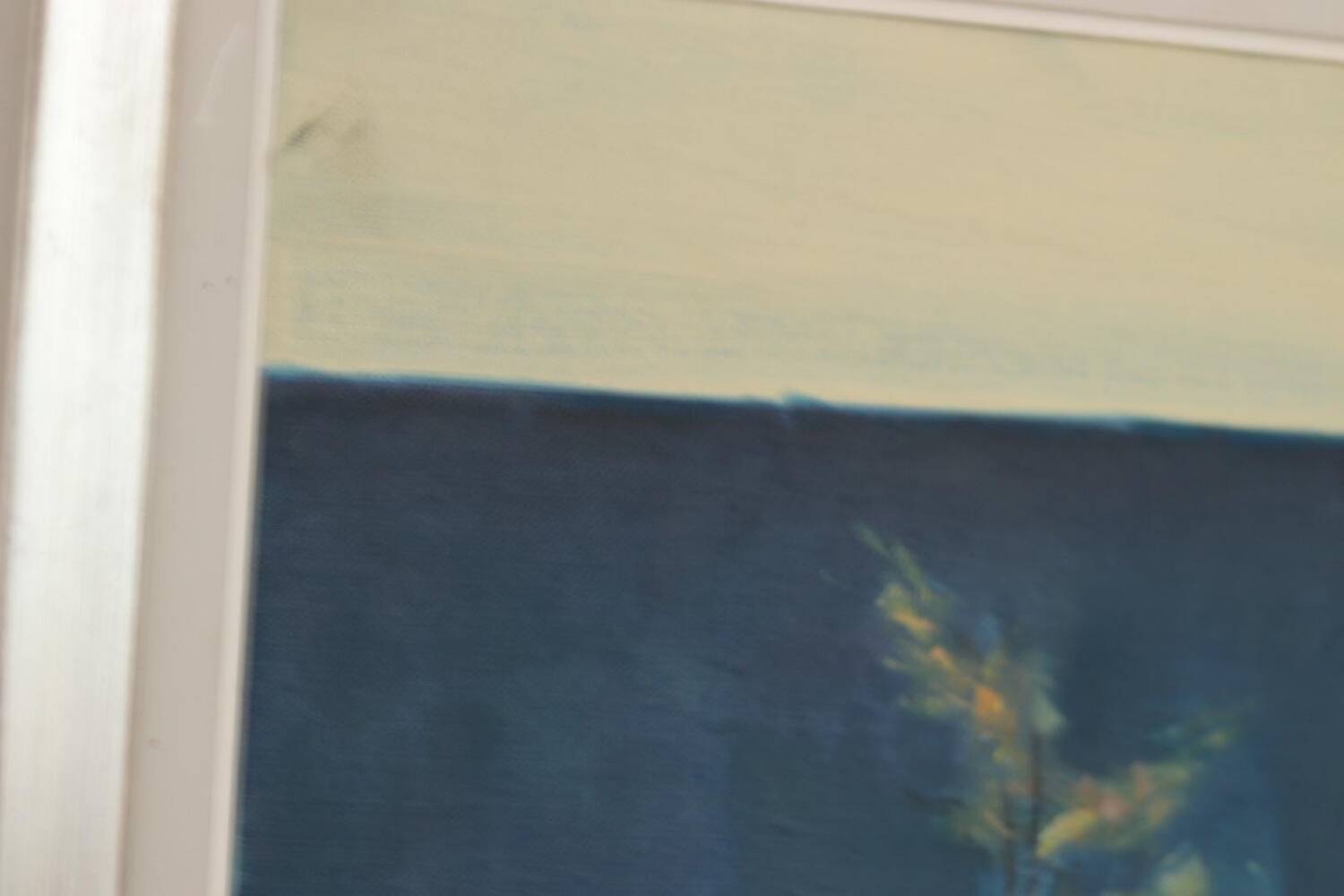 Huile sur toile suédoise – « Paysage côtier » par Arne Aspelin