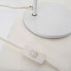 White metal Hala desk light, The Netherlands 1970