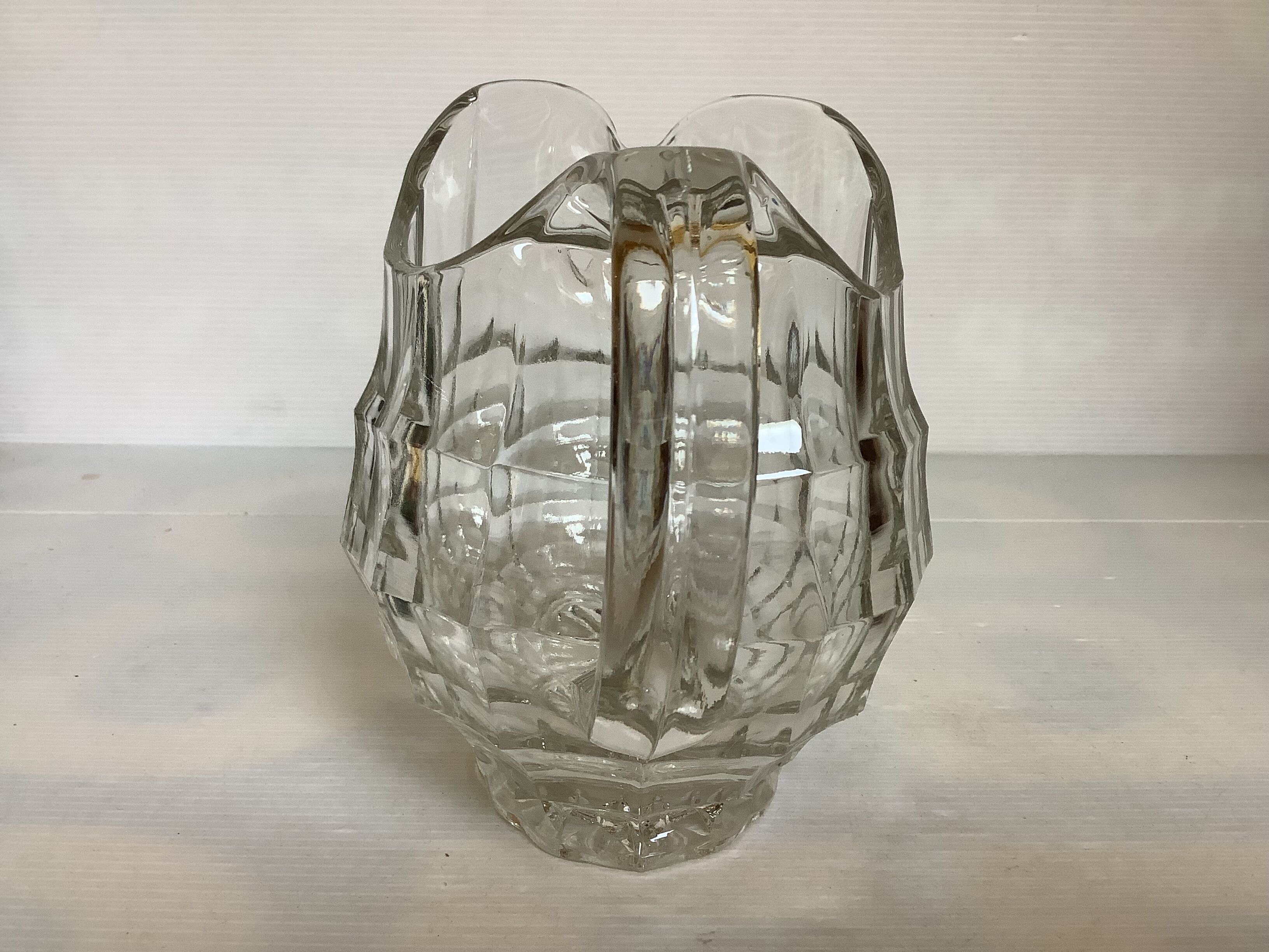 Large round glass jug