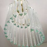 Pia Guidetti Crippa Mid-Century Modern Italian Murano Chandelier for Lumi