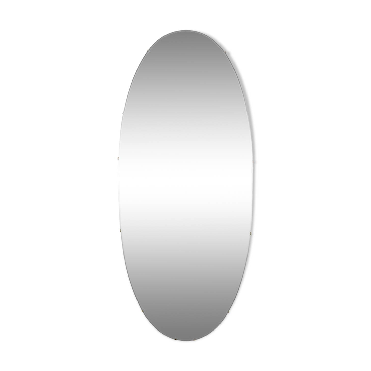 Oval mirror 40x107cm