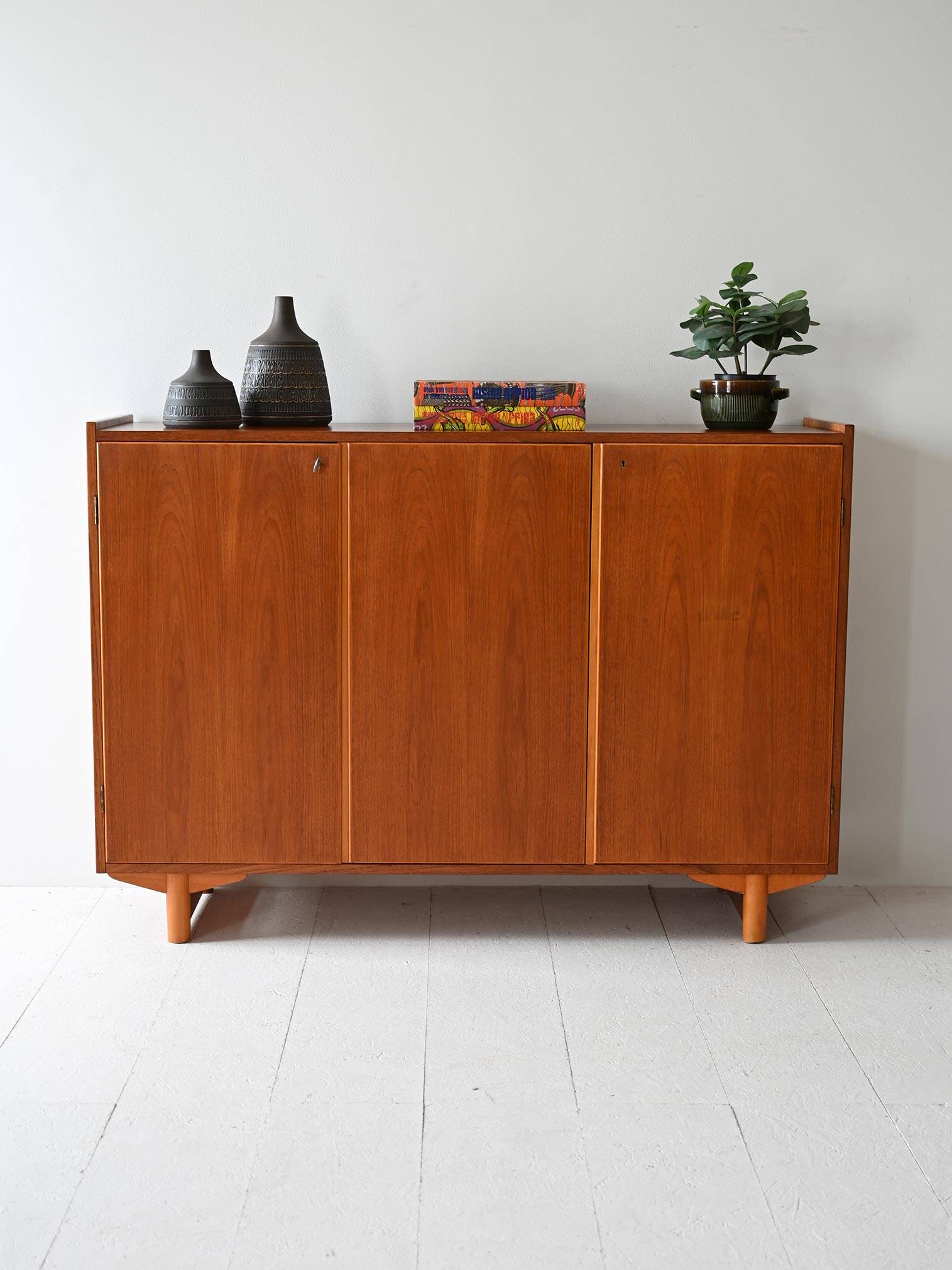 Nordic high sideboard from the 60s