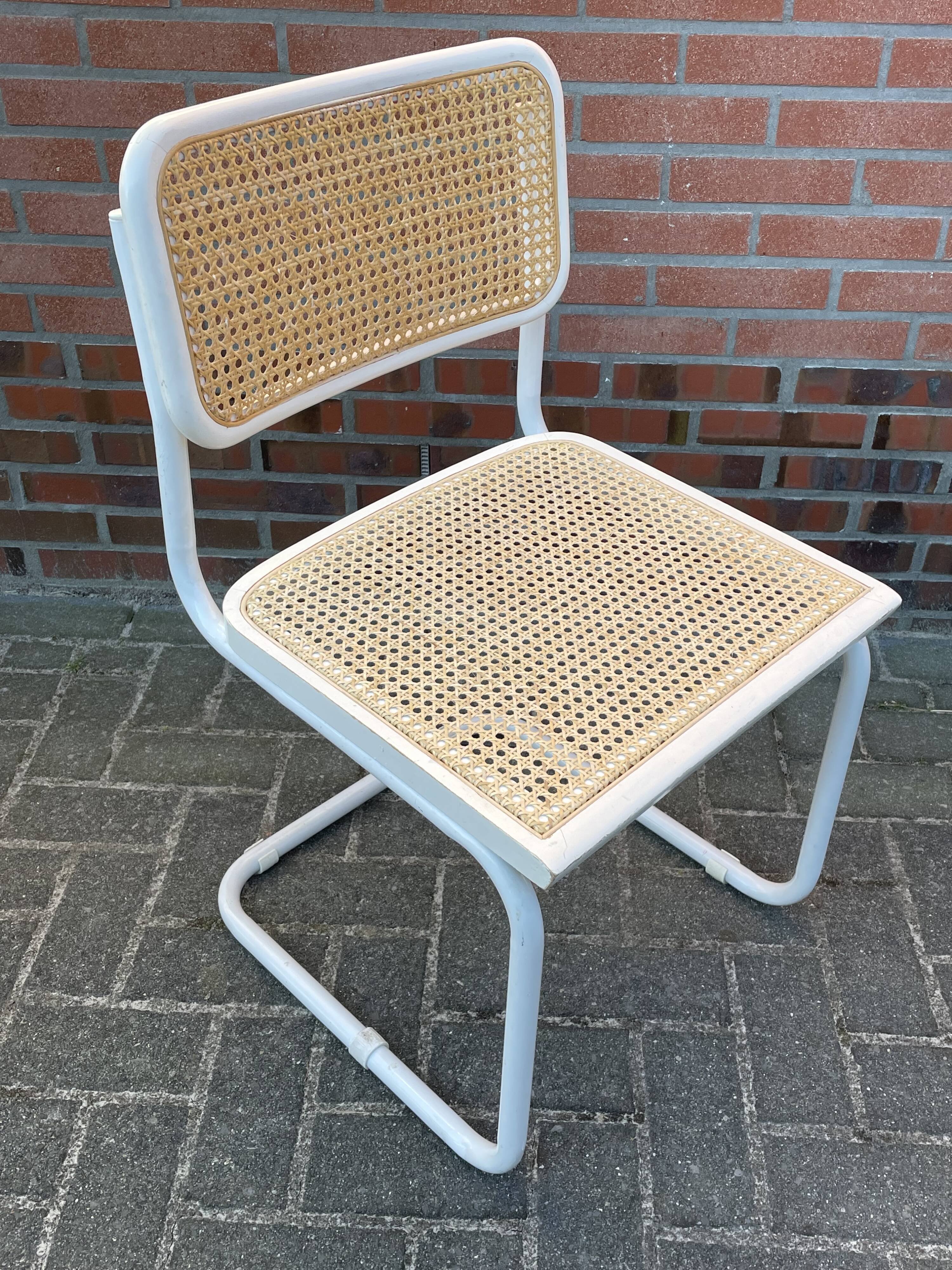 Cesca design chair b32 model in white