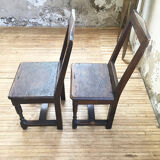 Pair chairs Lorraine