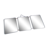 Tryptic barber mirror 1960 58x24cm