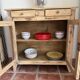 Beautiful Parisian buffet, sanded and gridded.
