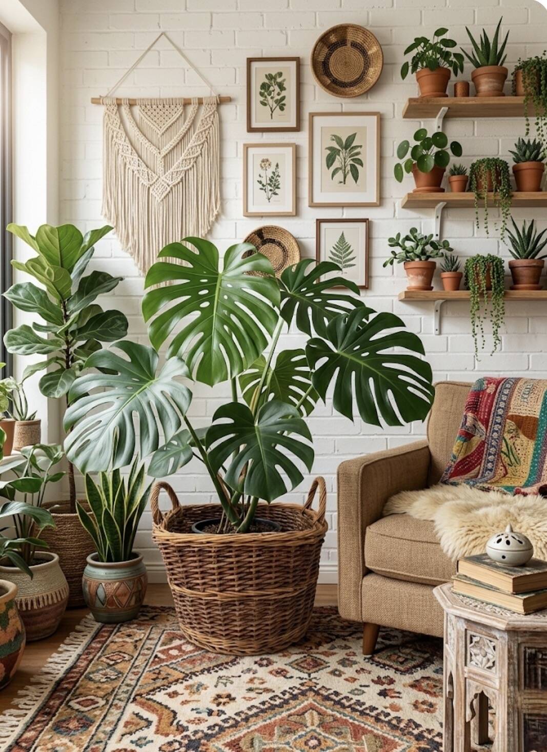 Basket, wicker pot, woven rattan