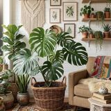 Basket, wicker pot, woven rattan