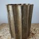 Egidio Casagrande umbrella stand in hammered brass, Italy, circa 1960.