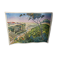 School poster editions nightingale N° 41 and 42 mountain and Mediterranean vegetation