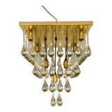 Glass Flush Chandelier by Ernest Palme