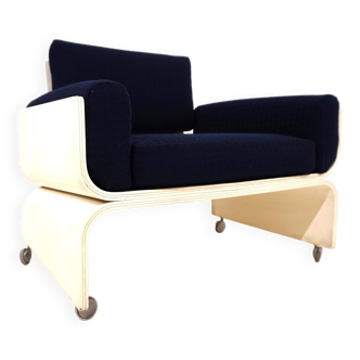 Fauteuil lounge Olympic Airways années 60