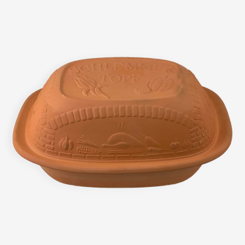 Terracotta casserole Römertopf Schlemmertopf - Scheurich