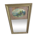 Antique trumeau mirror