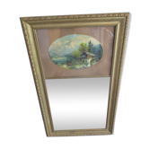 Antique trumeau mirror