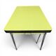 Vintage yellow Formica table 1950