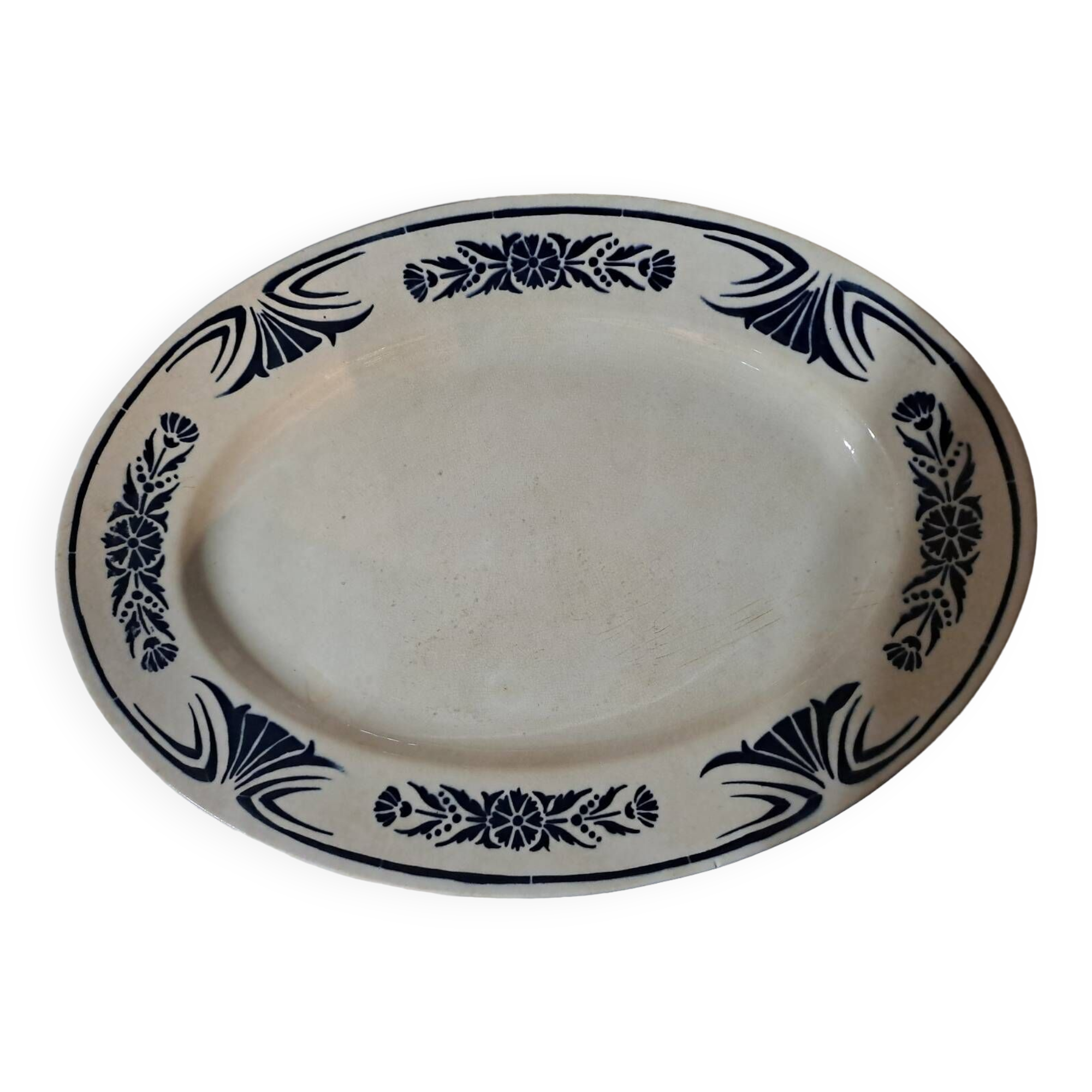 Badonviller oval dish