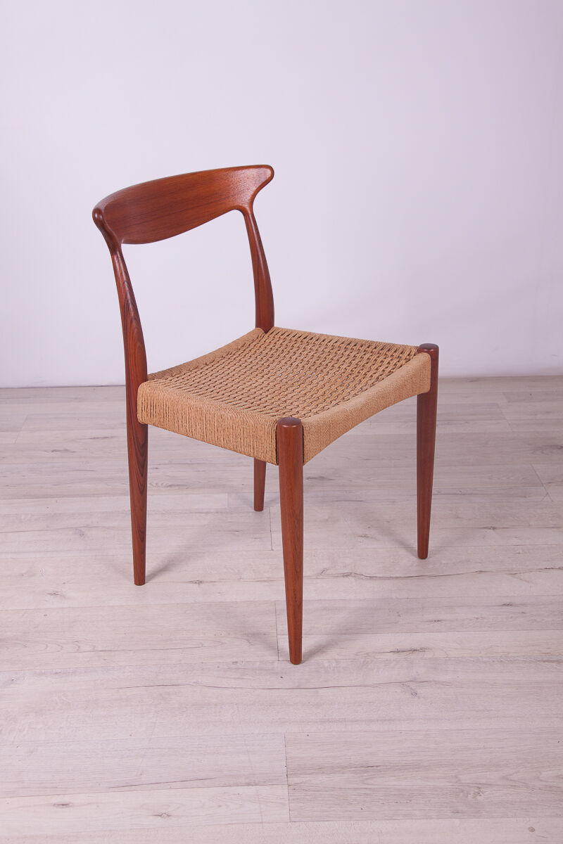 Danish Dining Chairs by Arne Hovmand-Olsen for Mogens Kold, 1960s, Set of 4