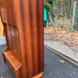 Scandinavian teak wardrobe, circa 1950, 91x65x183cm