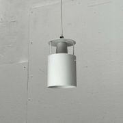 Fyrtønden pendant lamp, minimalist Danish modern mid-century by Asger Bay Christiansen for Lys, 1960s.