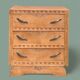 Commode art déco 1930 en bois brut