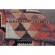 1970s Vintage Turkish Handmade Wool & Cotton Pink Runner Rug 101x318
