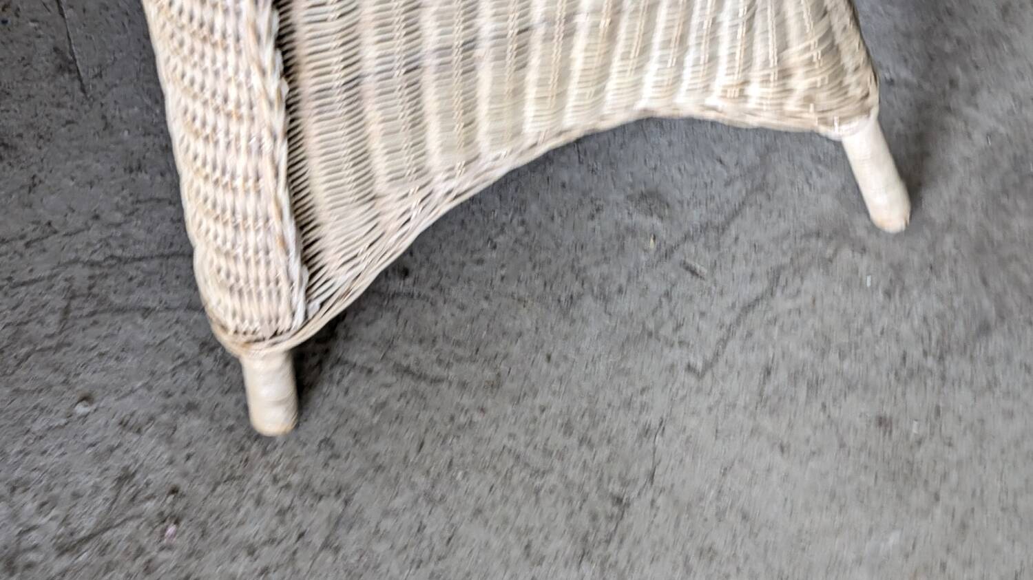 Vintage rattan lounge