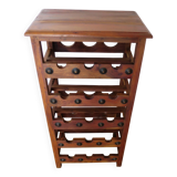 Solid wood wine rack