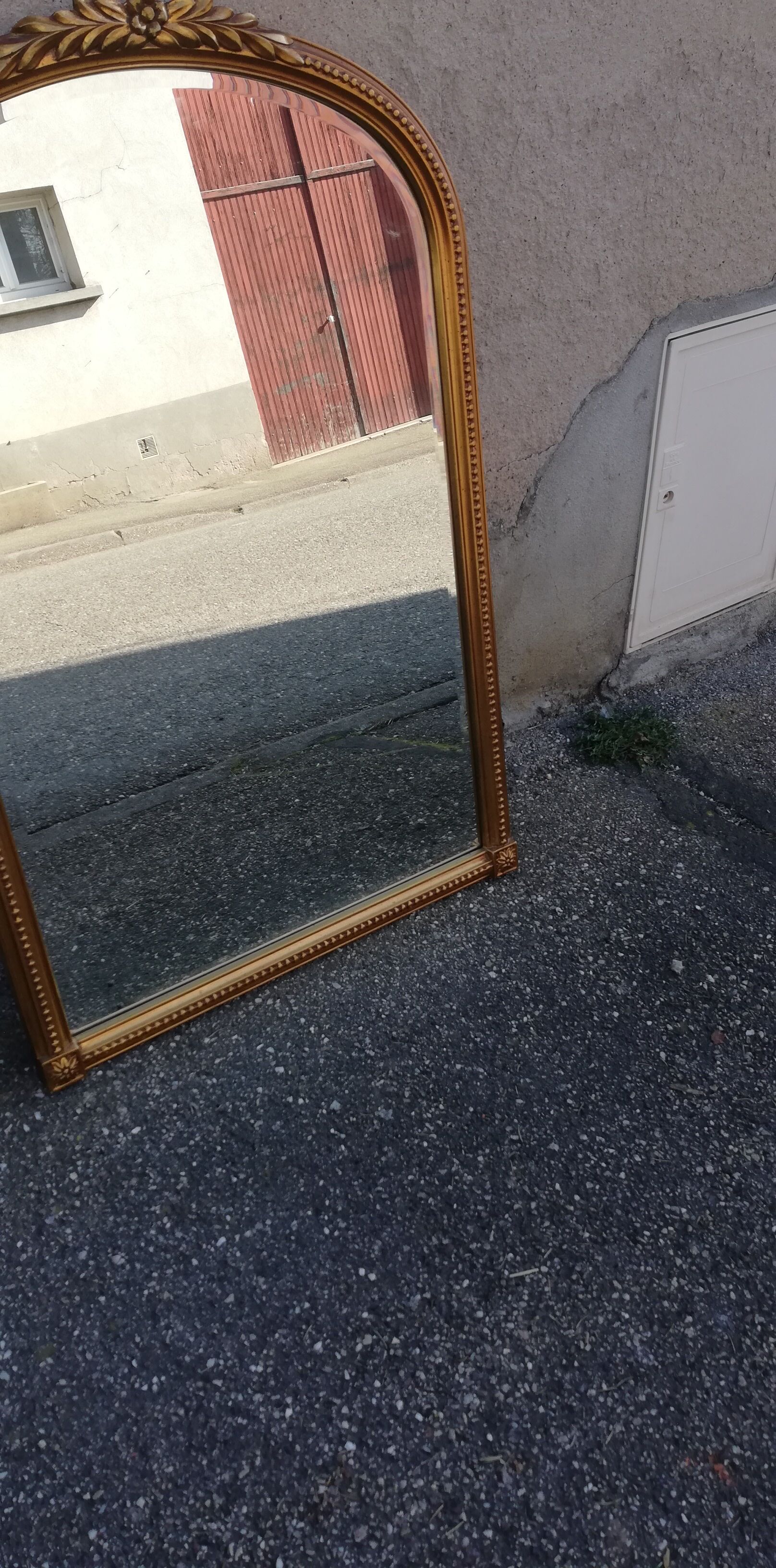 Miroir vintage doré