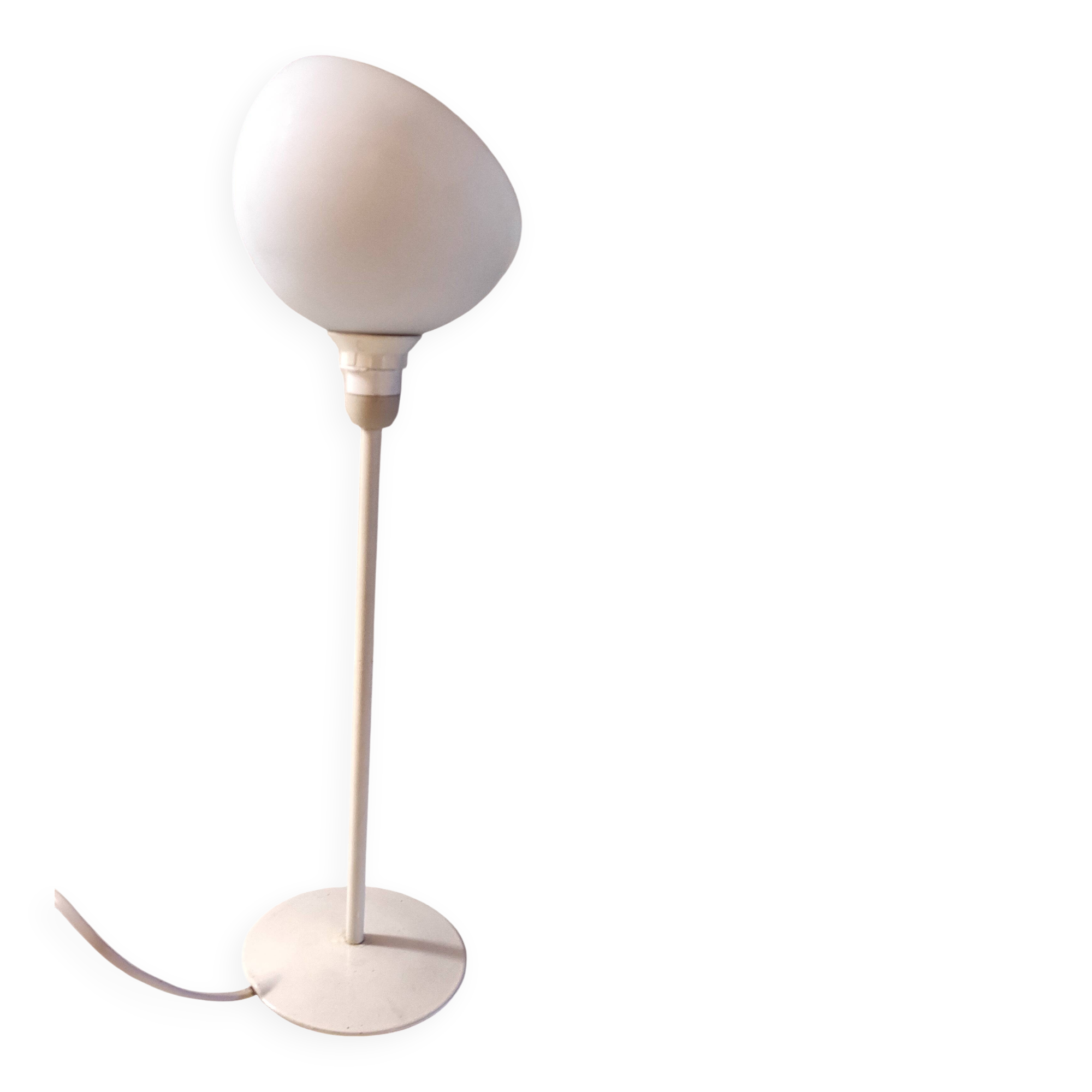 Opaline globe designer table lamp