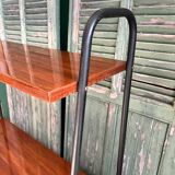 High modernist buffet in mahogany and metal