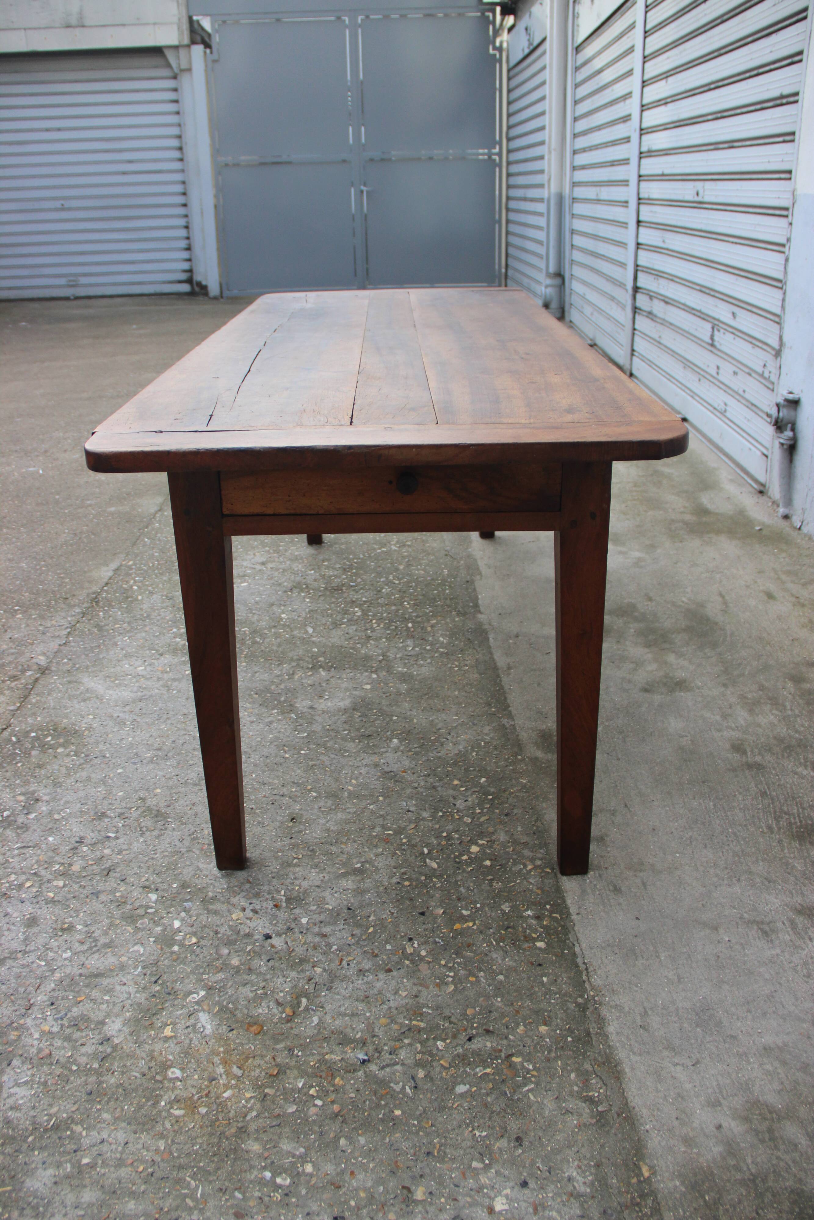 Walnut farm table