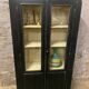 Black patinated vintage library