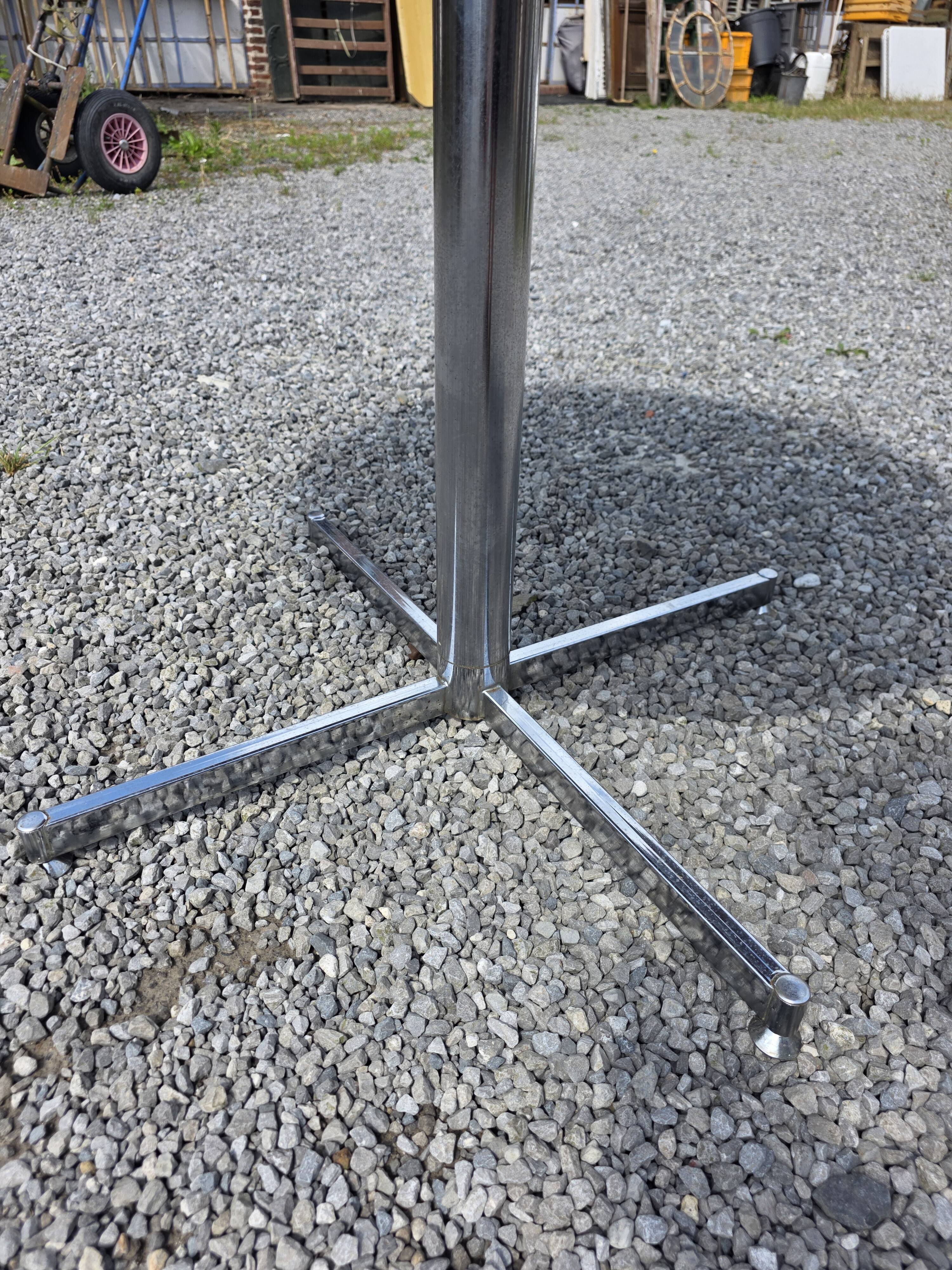 Formica table with chrome legs from the 1970s.