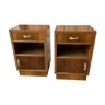 Art Deco Italian Nightstands, 1930s, Set of 2