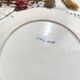 2 St Clement Luneville plates, 19th century, floral pattern