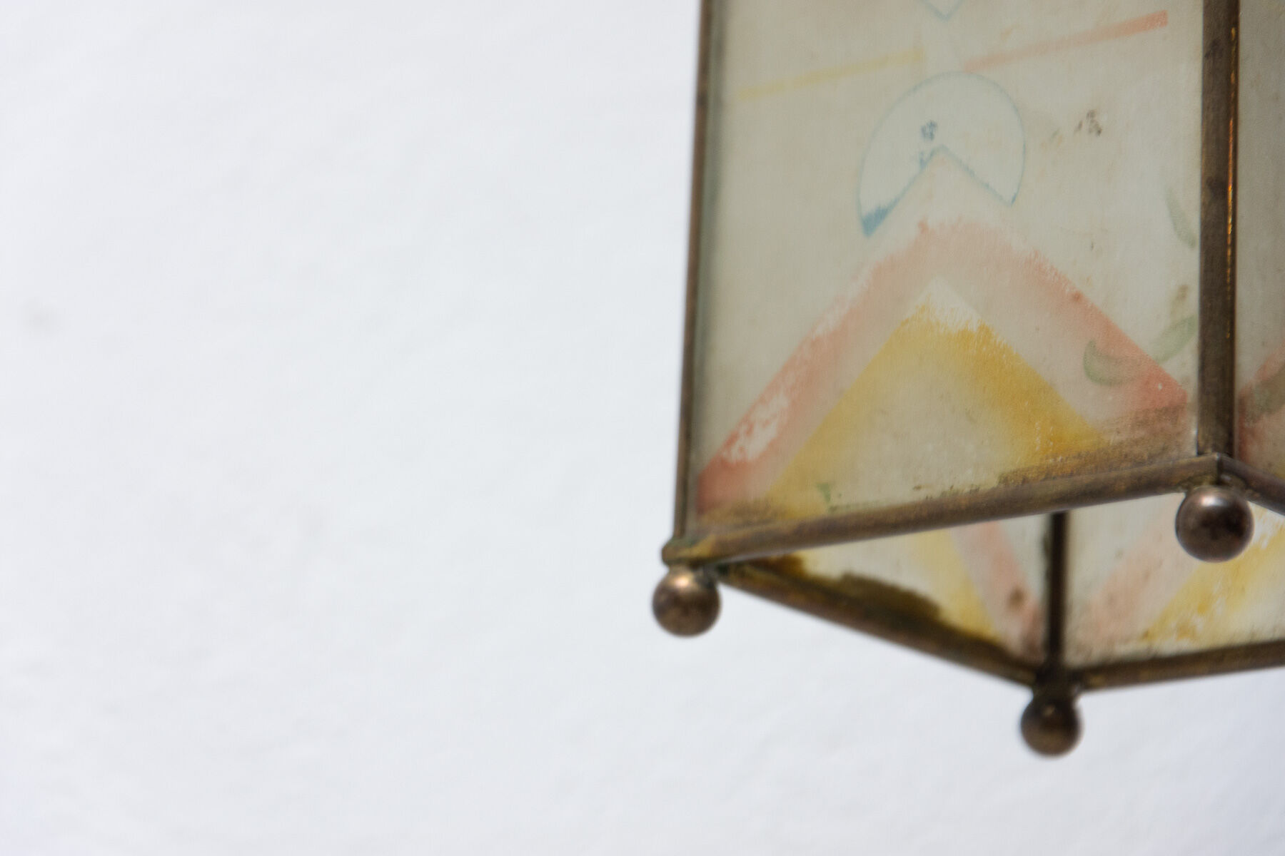 Art nouveau lantern, circa 1915, austria hungary