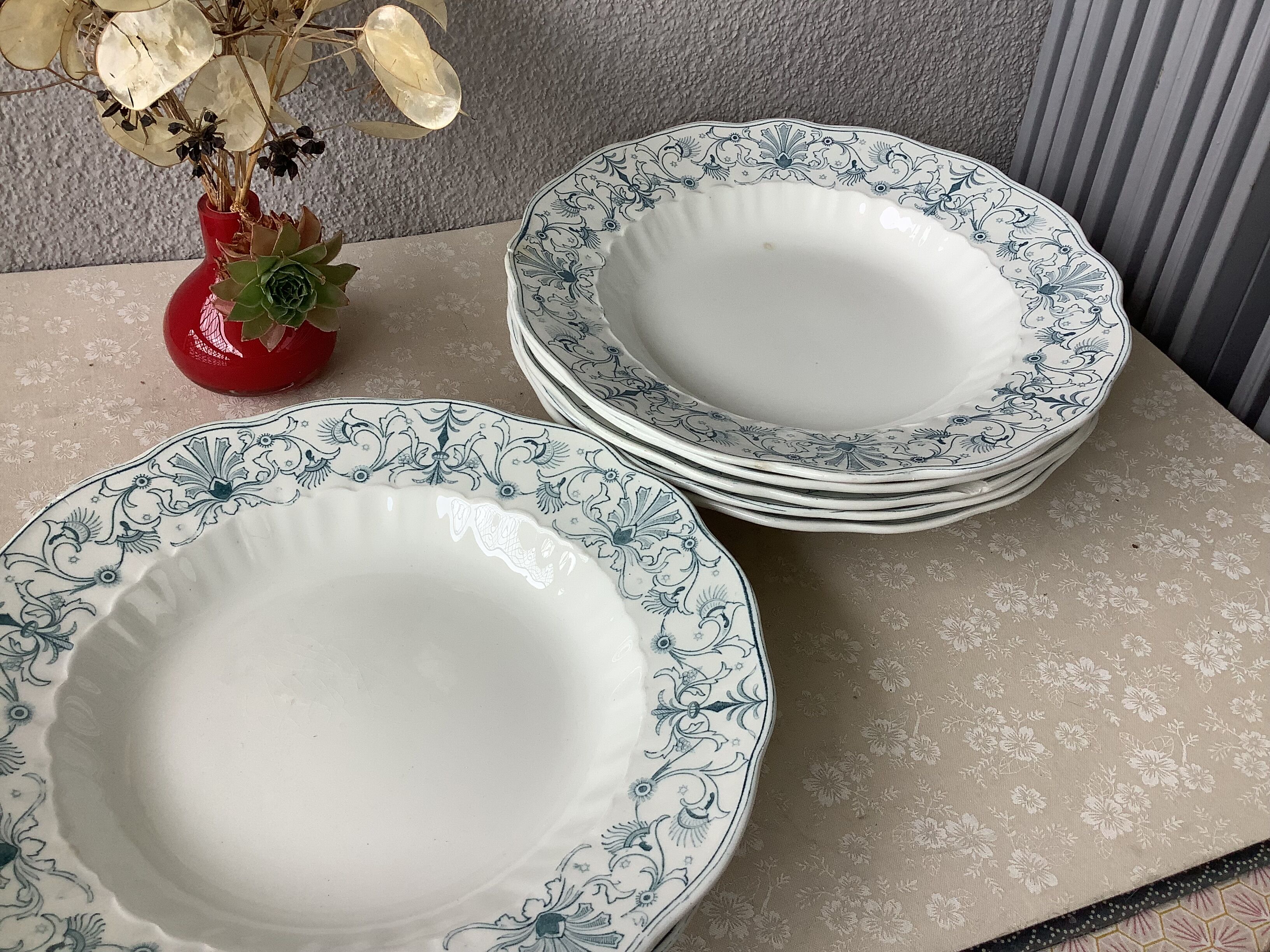 Ridgways 19th century English ironstone plates