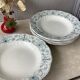 Assiettes terre de fer anglaises Ridgways XIX ème