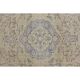 1970s Vintage Turkish Oushak Handmade Wool Cotton Beige Area Rug 171x282